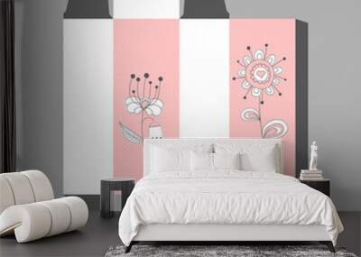 Perfume Box Design Wall mural