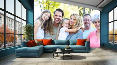 happy family Wall mural