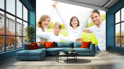 happy family Wall mural