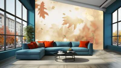 Landscape autumn  Wall mural