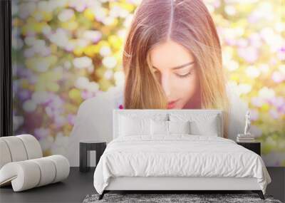 summer beauty Wall mural