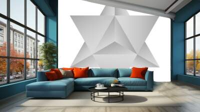 vector icon with Kabbalah symbol Merkaba for your design Wall mural