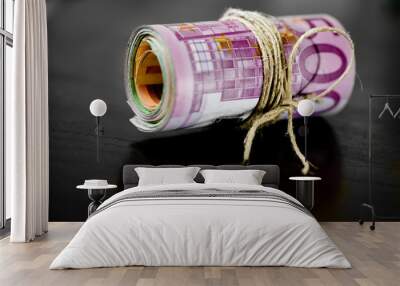 Euro money - bank notes Wall mural