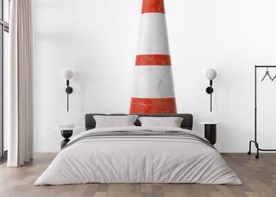 traffic cone isolated png Wall mural