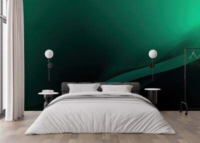 abstract green background Wall mural