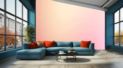 gradient abstract soft pink background Wall mural