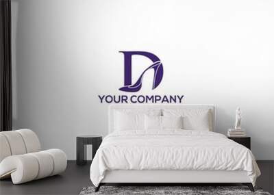 D High-Heels Logo Design Vector Wall mural