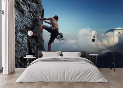 Climber Wall mural