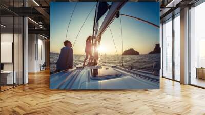 Yacht Wall mural