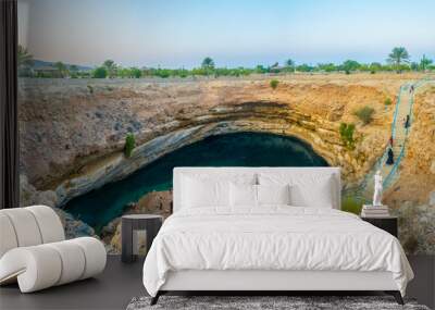 Bimmah sinkhole, Oman Wall mural