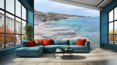 Porpoise bay at Rottnest island in Australia Wall mural