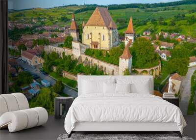 The Fortified Church of Biertan in Romania Wall mural