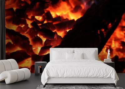 Fire Wall mural