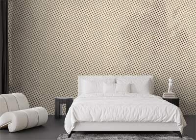 aged newspaper halftone abstract dotted background and texture Wall mural