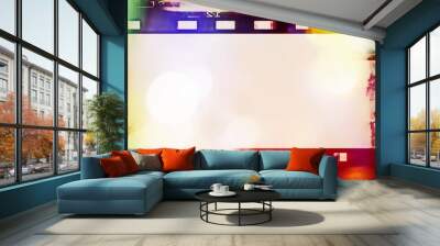 film strip background and texture Wall mural