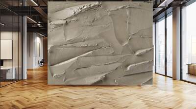 Grey modelling clay background and texture Wall mural