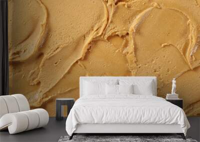 Peanut butter background and texture Wall mural