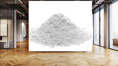 Talc powder pile isolated on white background  Wall mural