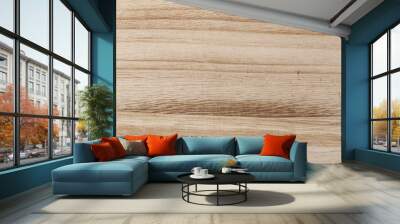 Wooden board background and texture Wall mural