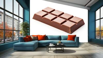 a chocolate bar with squares Wall mural