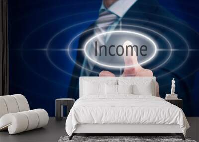 Income Concept Wall mural