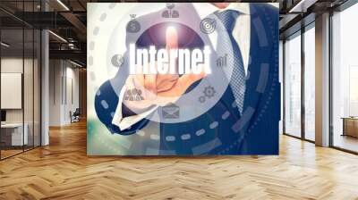 Internet Concept Wall mural