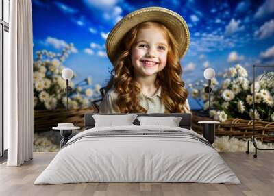 beautiful children Wall mural