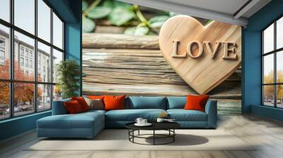 valentine's day concept background Wall mural