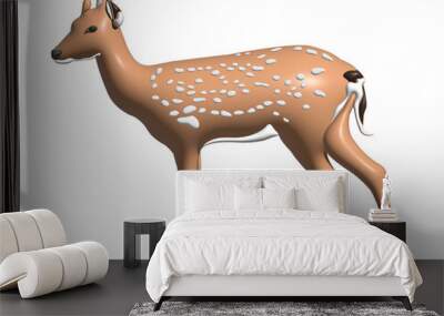 deer in transparent background image Wall mural