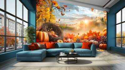 Thanksgiving Wall mural