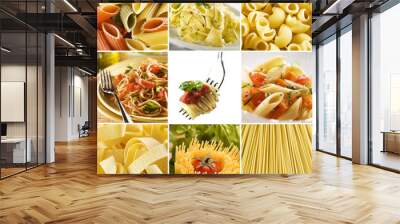 pasta Wall mural