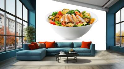 Salad chicken bowl Wall mural