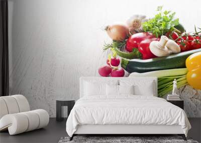 Vegetables collection Wall mural