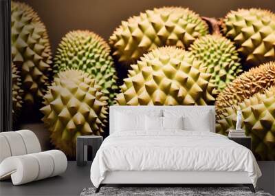 Delicious fruits durian Wall mural