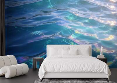 abstract wave and ripple water surface background Wall mural