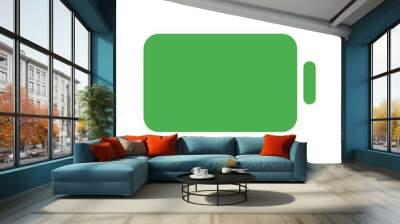 battery flat icon Wall mural