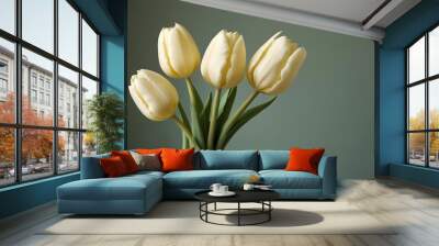 beautiful tulip Wall mural