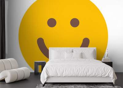 smile flat icon Wall mural