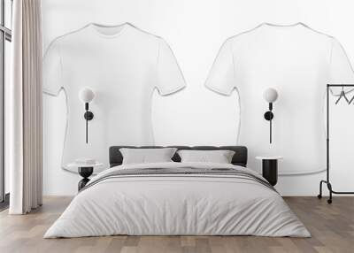 T-shirt front and back Wall mural