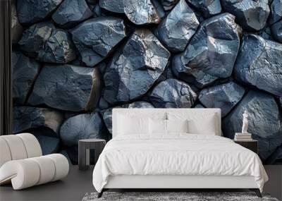 Stones rough texture background, rock texture Wall mural