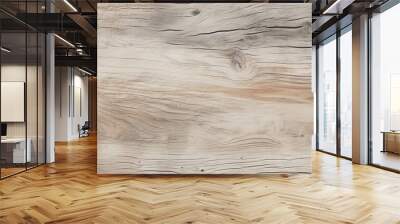 Bleached driftwood texture background. Wall mural