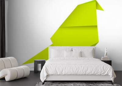 Origami-Figuren: Vogel Wall mural