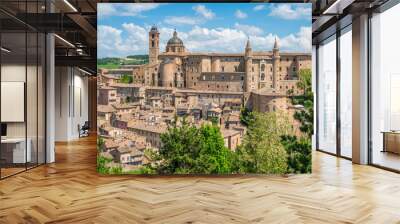 Urbino, city and World Heritage Site in the Marche region of Italy. Wall mural