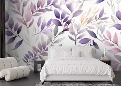 seamless floral pattern Wall mural