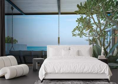 Sea View Pool Wall mural