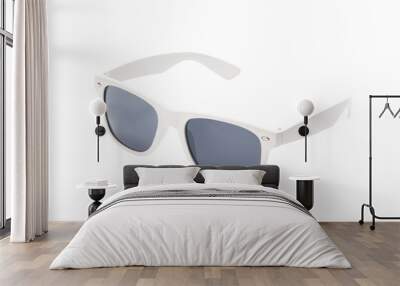 white sunglasses Wall mural