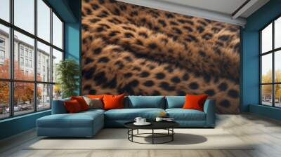 leopard fur texture Wall mural