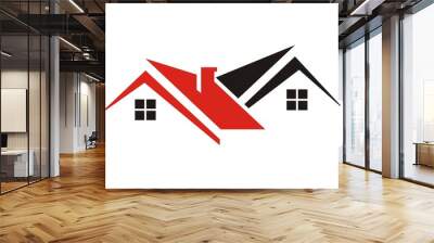 Real Estate Logo Vector Wall mural