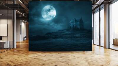 Spooky halloween night Wall mural