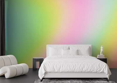 Soft Pastel Rainbow Background Wall mural